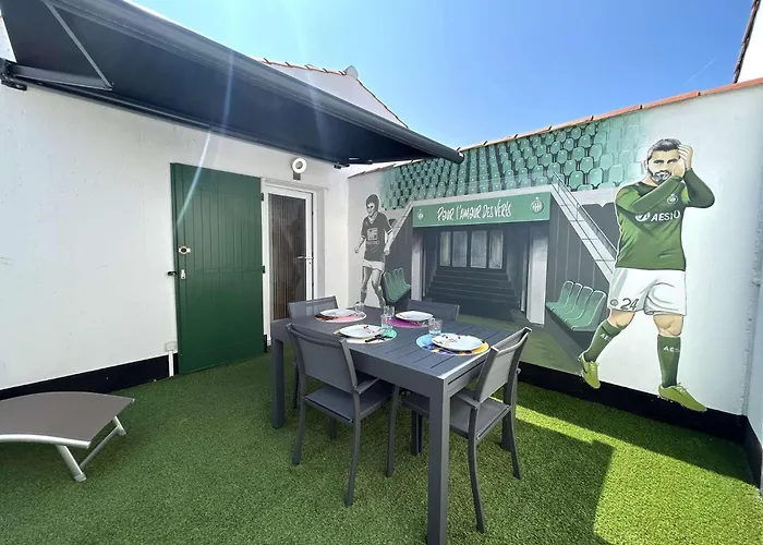 Br040-489 2 Pieces Mezz 4 Couchages Sur Villa Brétignolles-sur-Mer